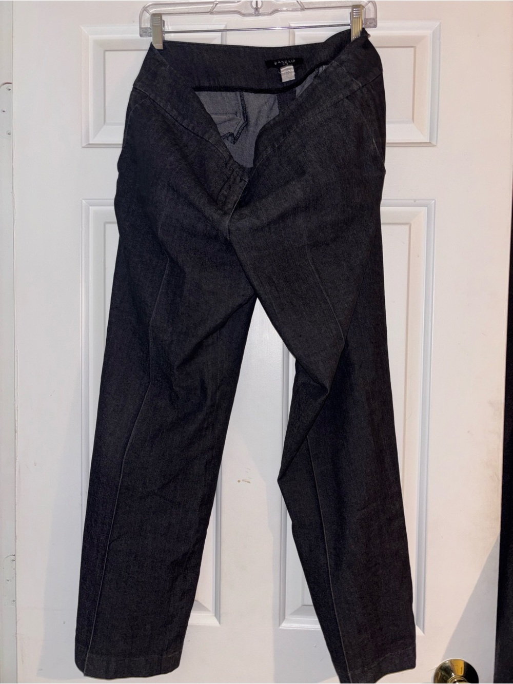 Sandro Black Cropped Tailored Pants